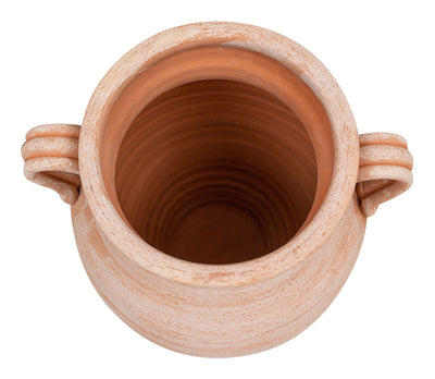 Biscottini PORTAOMBRELLI ANFORA/ORCIO CON MANICI IN TERRACOTTA FATTO A MANO SUL TORNIO PER PIANTE E FIORI L38XPR33XH45 CM