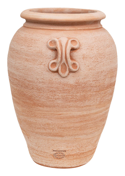Biscottini PORTAOMBRELLI ANFORA/ORCIO CON MANICI IN TERRACOTTA FATTO A MANO SUL TORNIO PER PIANTE E FIORI L36XPR34XH46 CM
