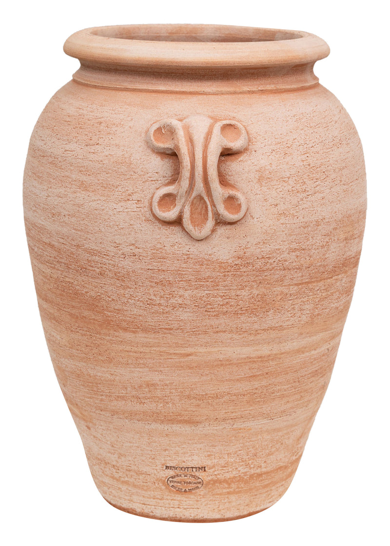 Biscottini PORTAOMBRELLI ANFORA/ORCIO CON MANICI IN TERRACOTTA FATTO A MANO SUL TORNIO PER PIANTE E FIORI L36XPR34XH46 CM