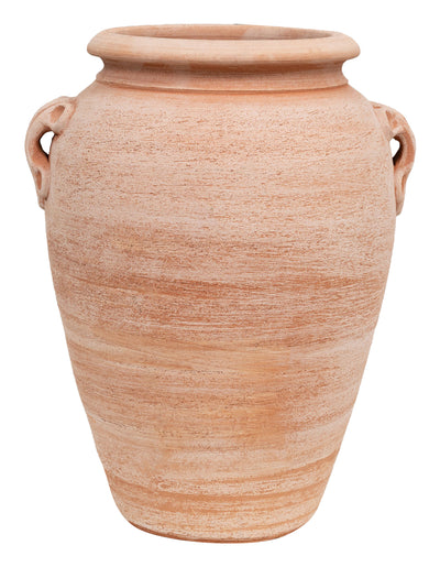 Biscottini PORTAOMBRELLI ANFORA/ORCIO CON MANICI IN TERRACOTTA FATTO A MANO SUL TORNIO PER PIANTE E FIORI L36XPR34XH46 CM
