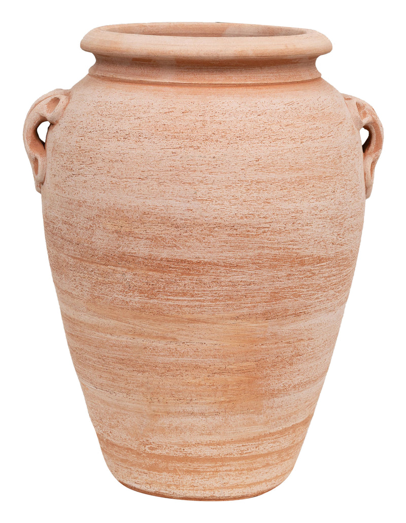 Biscottini PORTAOMBRELLI ANFORA/ORCIO CON MANICI IN TERRACOTTA FATTO A MANO SUL TORNIO PER PIANTE E FIORI L36XPR34XH46 CM