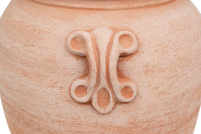 Biscottini PORTAOMBRELLI ANFORA/ORCIO CON MANICI IN TERRACOTTA FATTO A MANO SUL TORNIO PER PIANTE E FIORI L36XPR34XH46 CM