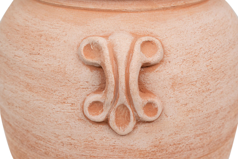 Biscottini PORTAOMBRELLI ANFORA/ORCIO CON MANICI IN TERRACOTTA FATTO A MANO SUL TORNIO PER PIANTE E FIORI L36XPR34XH46 CM