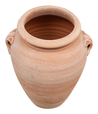 Biscottini PORTAOMBRELLI ANFORA/ORCIO CON MANICI IN TERRACOTTA FATTO A MANO SUL TORNIO PER PIANTE E FIORI L36XPR34XH46 CM