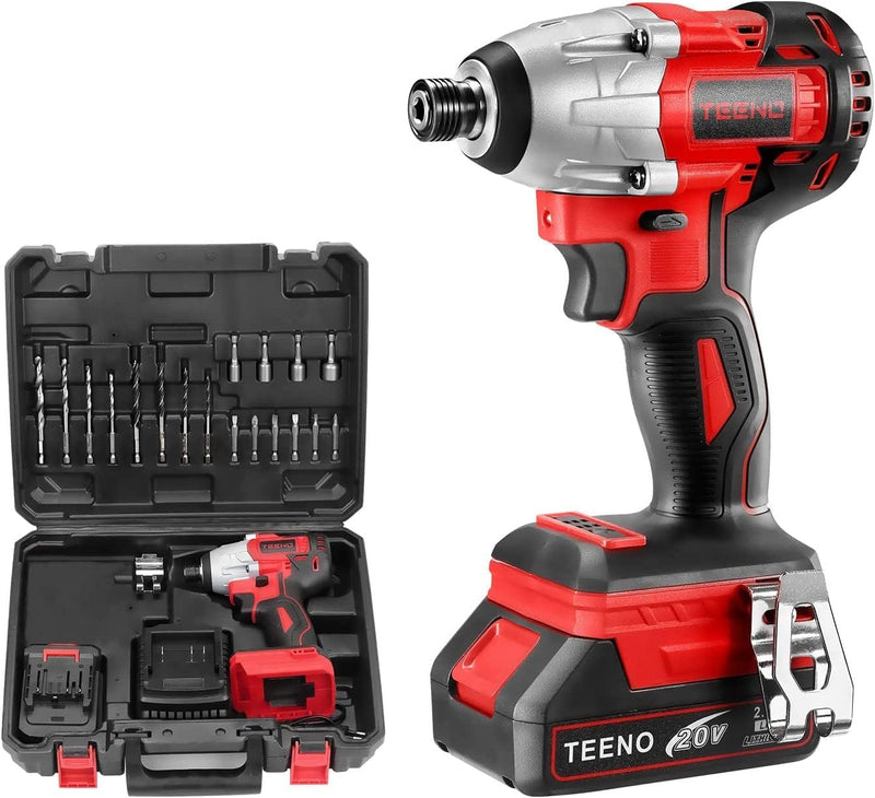 Brushless Avvitatore a urto 20 V TEENO, Avvitatore elettrico senza fili, potenza d&