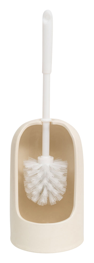 Biscottini Portascopino porcellana bianca decorata "Powder Soap" L12xPR10xH16,2 realizzato