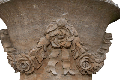 Biscottini Vaso con base in pietra L65xPR65xH198 cm completo base, dimensioni Offerta