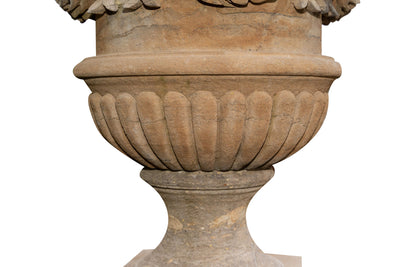 Biscottini Vaso con base in pietra L65xPR65xH198 cm completo base, dimensioni Offerta