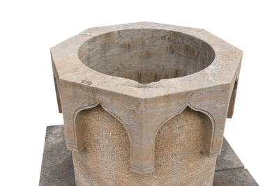 Biscottini Pozzo in pietra L120xPR120xH90 cm completo base, dimensioni Offerta Speciale