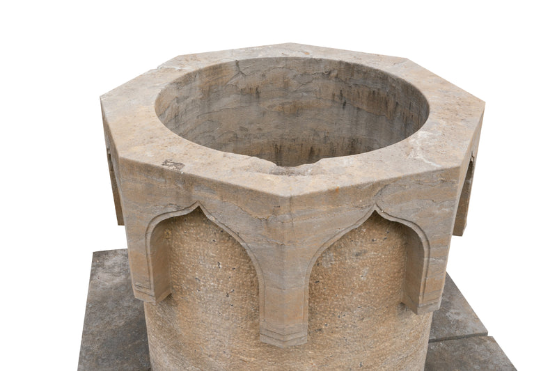 Biscottini Pozzo in pietra L120xPR120xH90 cm completo base, dimensioni Offerta Speciale