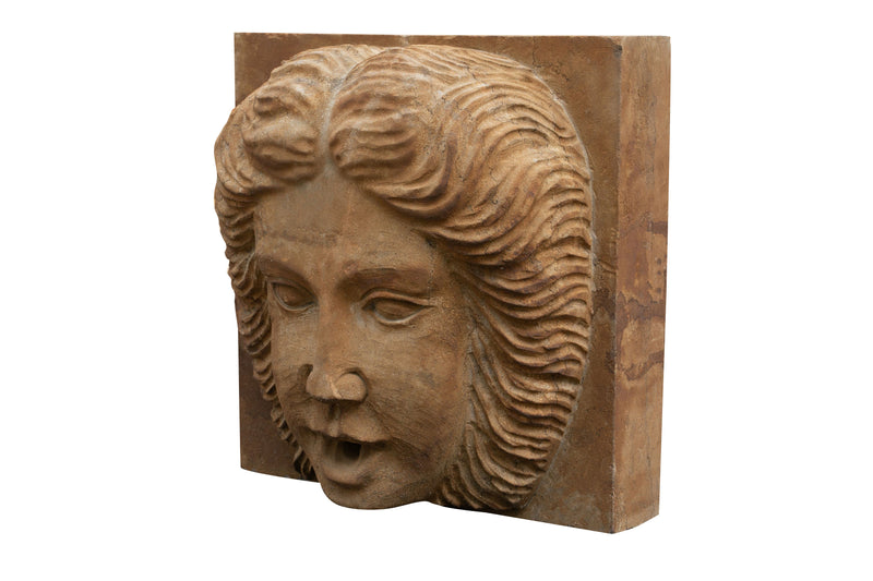 Biscottini Frontone in pietra L40xPR21xH40 cm realizzato completamente mano Offerta