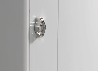 Armadio spogliatoio per raccolta biancheria in metallo cm. 40x50x180h