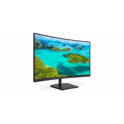 Monitor Philips E Line 271E1SCA Curvo - Display 27 pollici LED - Contrasto 3000:1 - 4ms - 1920x1080 Full-HD - VGA (D-Sub), Hdmi - Vesa - Altoparlanti incorporati - Nero