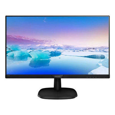 Monitor Philips 243V7QDSB - Display 24 pollici (23.8") W-LED - 16:9 - 1920x1080 Full-HD - 250 cd/m2 - 4 ms - Contrasto 1000:1, Din. 10.000.000:1 - VGA, HDMI DVI - Vesa - Nero