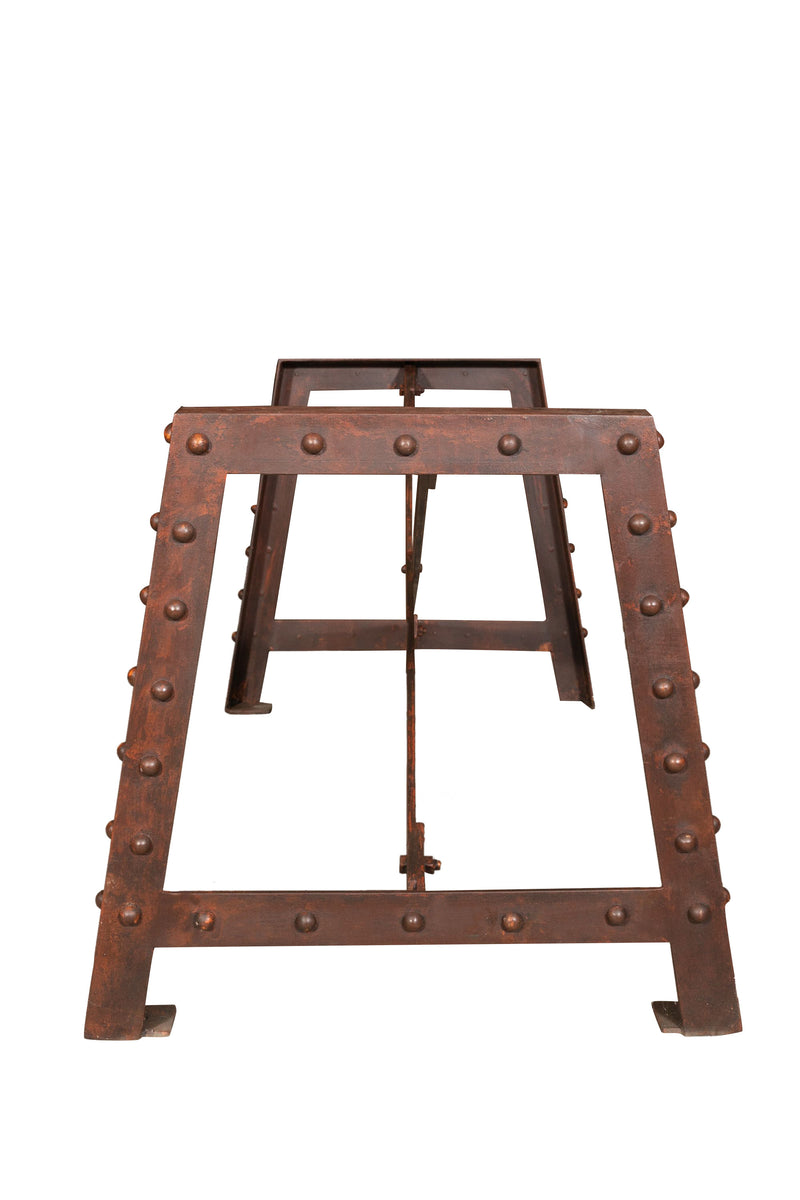 Biscottini Base per Tavolo in ferro, L146xPR75xH72 cm Molto robusta resistente Offerta