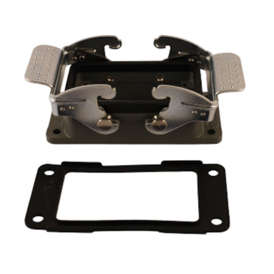 Custodia da pannello per inserti 10 poli doppia leva in metallo Aleyay