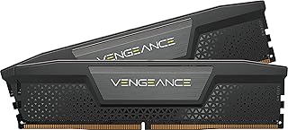 Corsair Vengeance DDR5 96GB (2x48GB) 5600MHz C40 Intel-Optimierter Desktop-Speicher (Onboard-Spannungsregelung, XMP 3.0-Profile, Kompakter Formfaktor, Solider Aluminium-Heatspreader) Schwarz