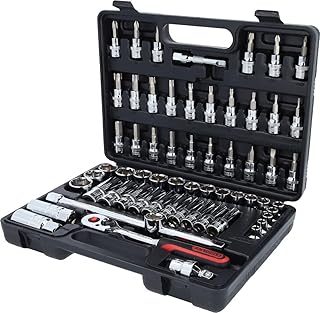 "KS Tools 918.0661 Chromeplus Serie di Chiavi a Bussola, 61 Pezzi, 3/8"""