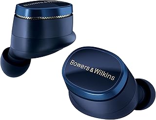 Bowers & Wilkins Pi8 kabellose True Wireless Noice Cancelling Kopfhrer mit Bluetooth, AptX, Ladecase mit Wireless-Audiobertragung, Aktivem Noise Cancellung  Midnight Blue