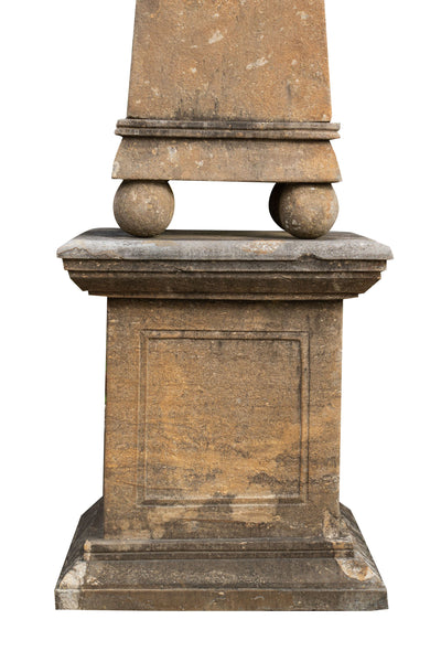 Biscottini Obelisco in Pietra L57xPR57xH215 cm Splendido robusto base Offerta Speciale