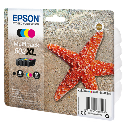 EPSON 603XL MULTIPACK (C13T03A64010) - CARTUCCIA ORIGINALE AD ALTA EFFICIENZA