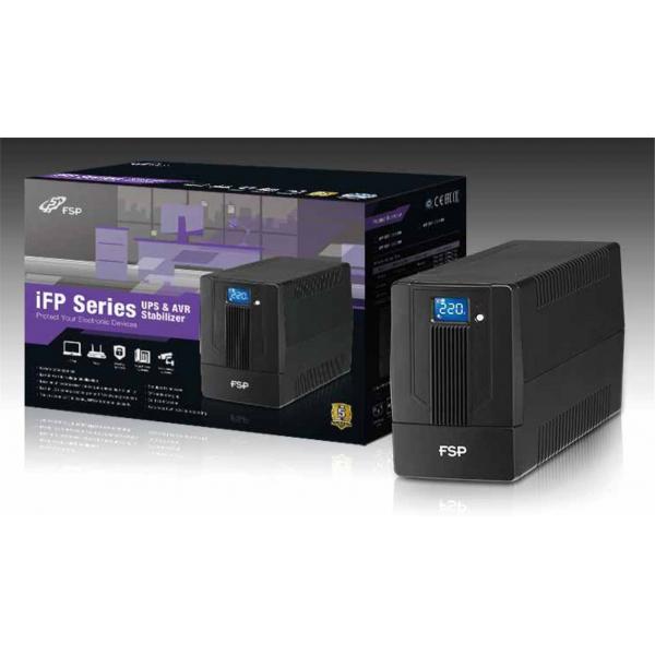 FSP iFP 800 gruppo di continuità [UPS] A linea interattiva 0,8 kVA 480 W 2 presa[e] AC (FSP iFP Series iFP 800 - UPS - 480 Wat)