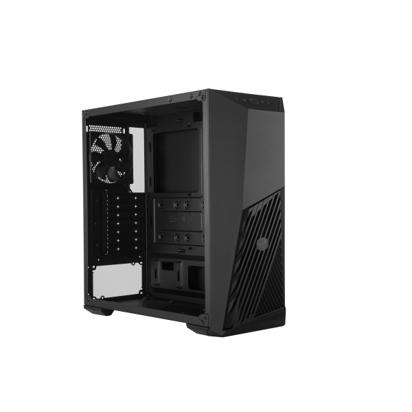 Case MasterBox K501L- Acrylic panel-USB3-AudioI&O-2xHDD3.5"-2x2.5"SSD-120mm Fr. RGB LED FAN 120mm Fan-Rad.Supp.-NO PSU