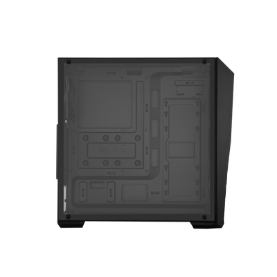 Case MasterBox K501L- Acrylic panel-USB3-AudioI&O-2xHDD3.5"-2x2.5"SSD-120mm Fr. RGB LED FAN 120mm Fan-Rad.Supp.-NO PSU