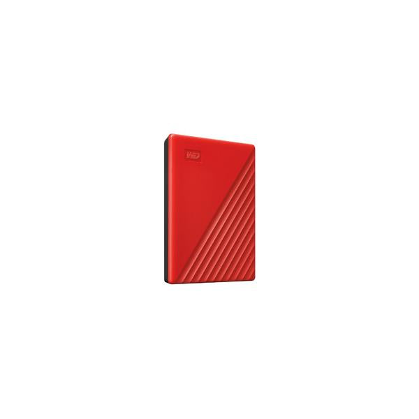 Hard disk esterno portatile WD MyPassport - 2.5" - 2Tb - Esterno - SuperSpeed USB3.0 / Retr. 2.0 - Rosso (WDBYVG0020BRD-WESN)