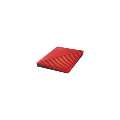 Hard disk esterno portatile WD MyPassport - 2.5" - 2Tb - Esterno - SuperSpeed USB3.0 / Retr. 2.0 - Rosso (WDBYVG0020BRD-WESN)