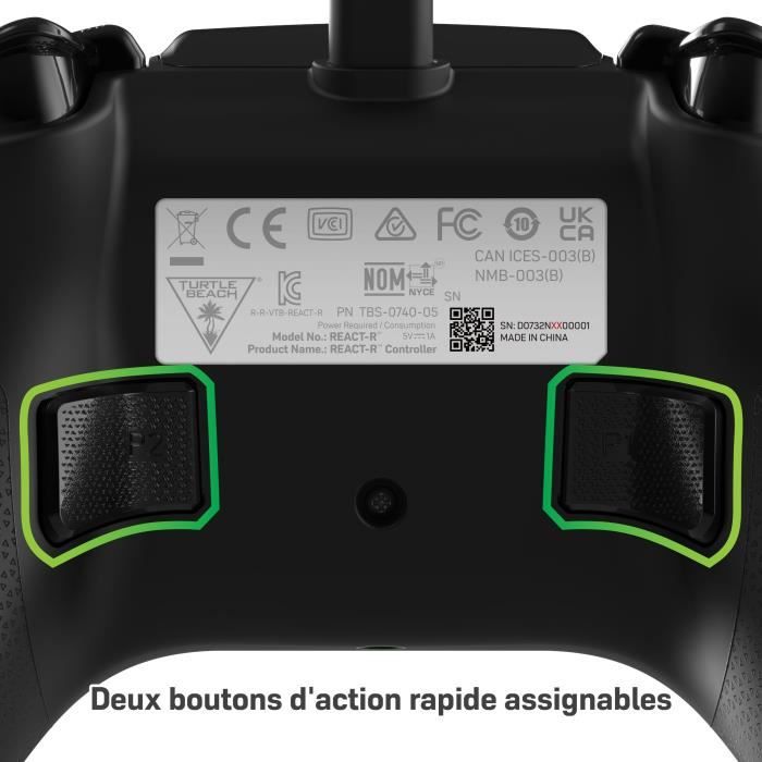 Controller di gioco cablato - TURTLE BEACH - REACT-R - Pixel - Xbox e Windows