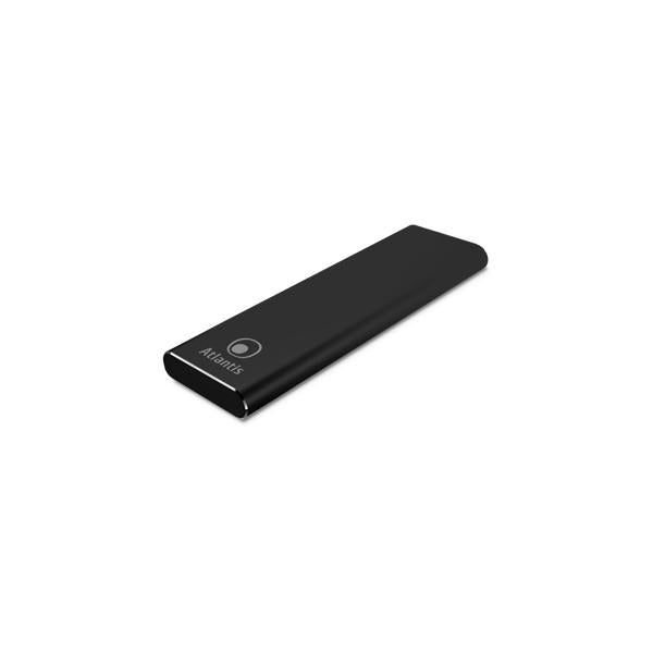 Atlantis Box Esterno Ssd M.2 Sata Usb3.1/type C Nero A06-m2-sata-01