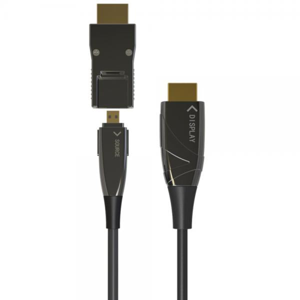 Cavo HDMI A/A Micro HDMI Active Optical Cable in Fibra Ottica 4K 20m