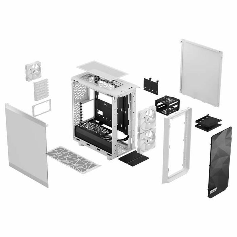 Case computer desktop ATX Fractal Design FD-C-MEL2C-04 Bianco