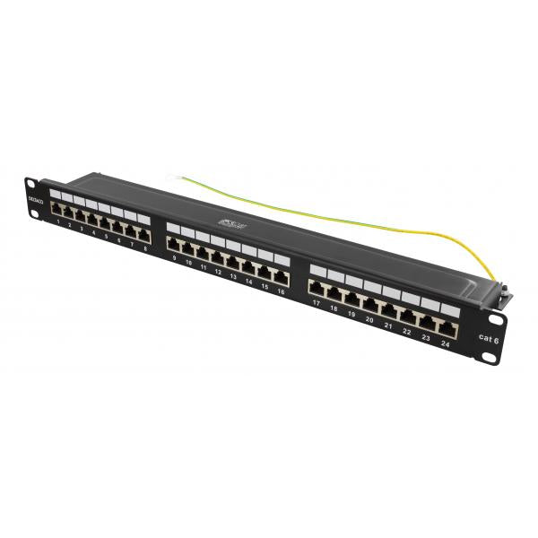 Deltaco PAN-201 pezzo di pannello 1U (DELTACO PAN-201 - patch-panel - 1U -)