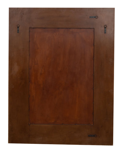 Biscottini Specchiera da appendere verticale/orizzontale in Legno e Osso di cammello L124xPR4XH163 Cm