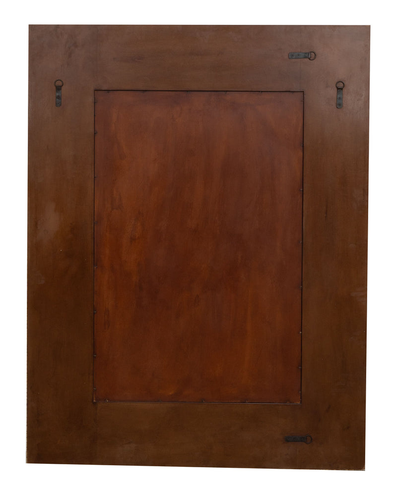 Biscottini Specchiera da appendere verticale/orizzontale in Legno e Osso di cammello L124xPR4XH163 Cm