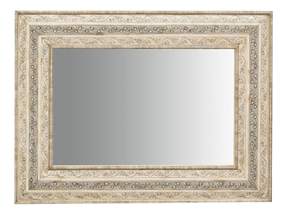 Biscottini Specchiera da appendere verticale/orizzontale in Legno e Osso di cammello L95xPR5XH122 Cm