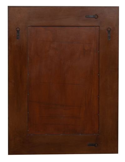 Biscottini Specchiera da appendere verticale/orizzontale in Legno e Osso di cammello L95xPR5XH122 Cm