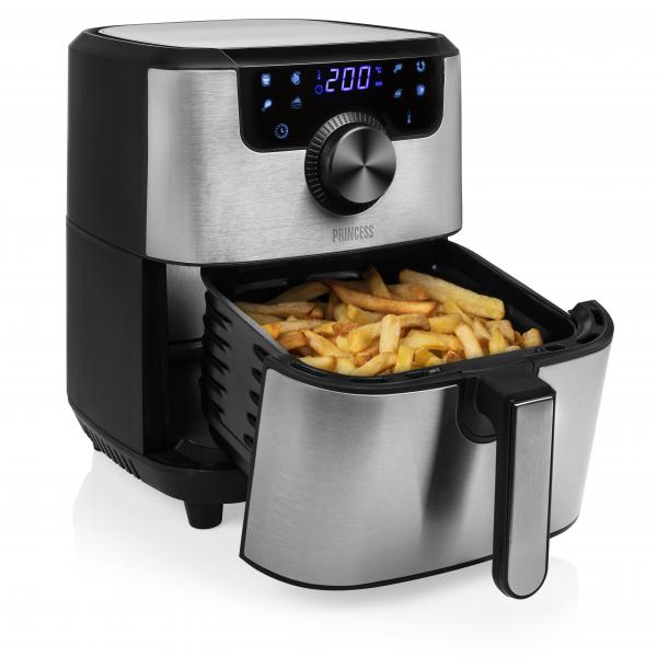 Princess Friggitrice Ad Aria Aerofryer Deluxe 4,5lt 1500w Nero/silver