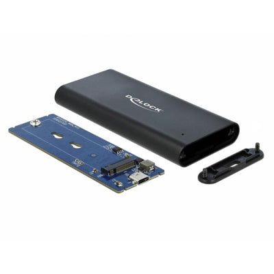 DeLOCK 42614 contenitore di unit di archiviazione Box esterno SSD Nero (DeLOCK - lagringspakning - M.2 NVMe Ca)