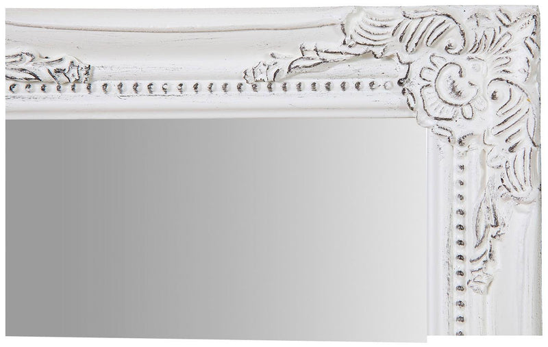 Biscottini Specchiera da appendere verticale/orizzontale L27xPR3xH32 cm finitura bianco anticato.