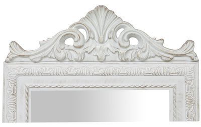 Biscottini Specchiera da terra finitura bianco anticato CON GRECA L40xPR3xH140 struttura
