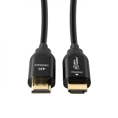Microconnect HDM191915V2.0OP cavo HDMI 15 m HDMI tipo A [Standard] Nero (Premium High Speed Active - Optic HDMI 2.0 Cable 15m HDMI - 2.0 4K 60Hz,18Gbp Support: YUV4:4:4, EDID/HDCP2.2/HDR/ARC - Warran