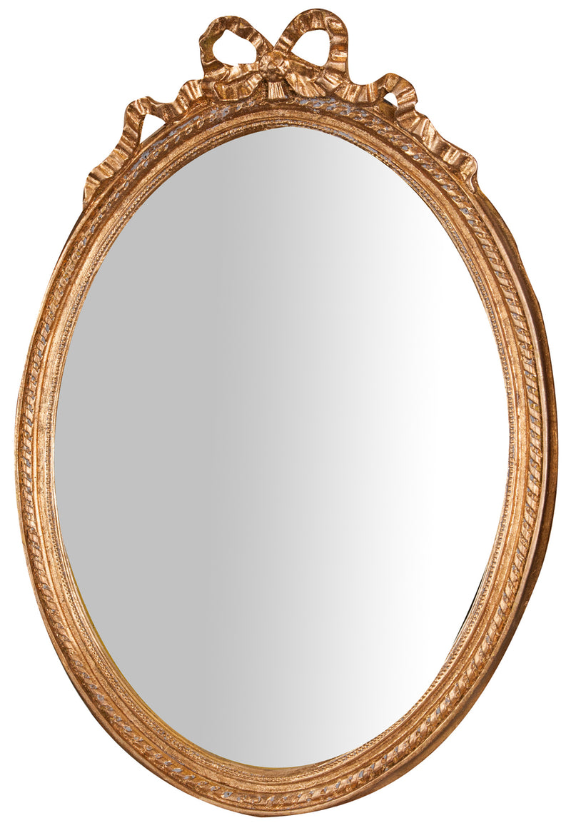 Biscottini Specchiera da appendere 36x3x50 cm finitura oro anticato