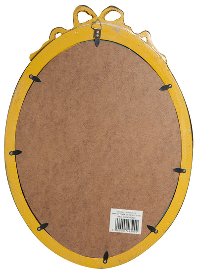 Biscottini Specchiera da appendere 36x3x50 cm finitura oro anticato