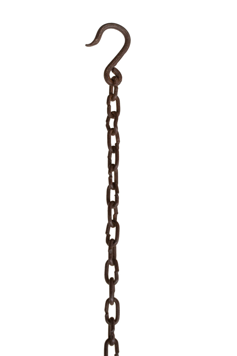Biscottini Lampadario a sospensione e ad imbuto non elettrificato L34xPR29xH30 cm in ferro