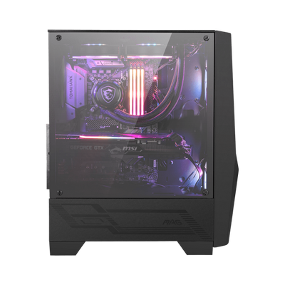Case MAG Forge 100R Midi Tower ATX / Micro ATX / Mini-ITX 2x USB 3.2 Colore Nero / Trasparente (Finestrato)