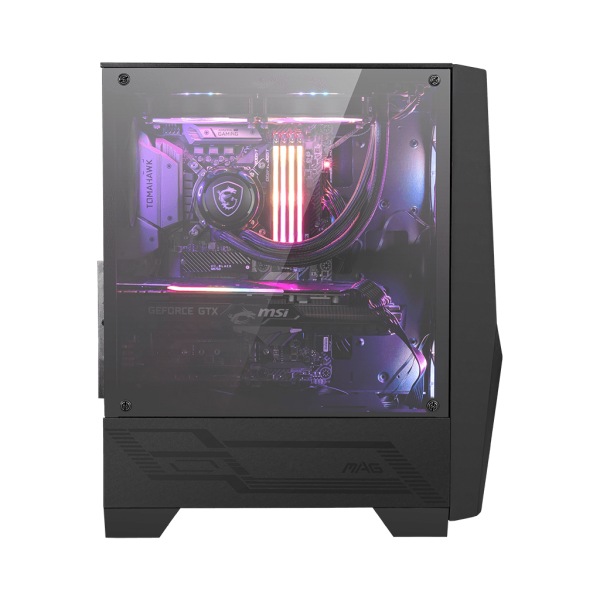Case MAG Forge 100R Midi Tower ATX / Micro ATX / Mini-ITX 2x USB 3.2 Colore Nero / Trasparente (Finestrato)