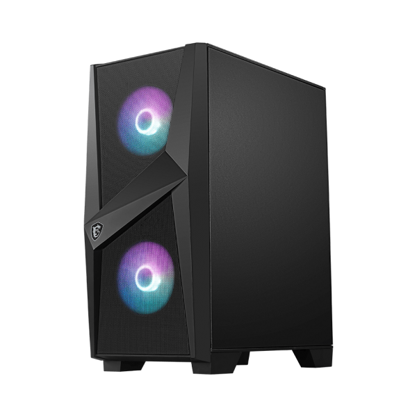 MSI MAG FORGE 100R computer case Midi Tower Nero, Trasparente
